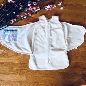 halo safe dreams wearable blanket with swaddle wrap